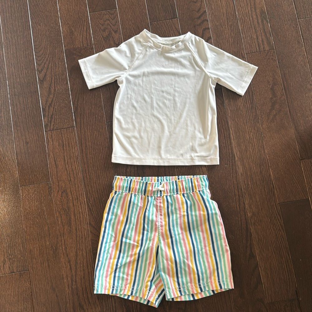 Swim trunk and swim shirt